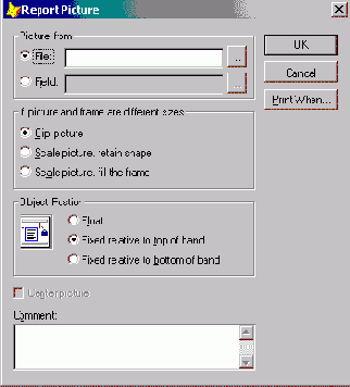 Размещение в отчете рисунков