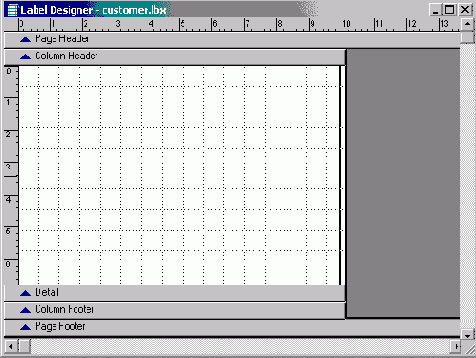 Создание этикетки с помощью конструктора