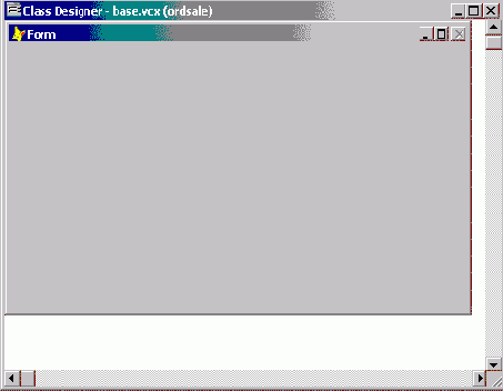 Создание пользовательского класса на основе базовых классов Visual FoxPro в конструкторе классов