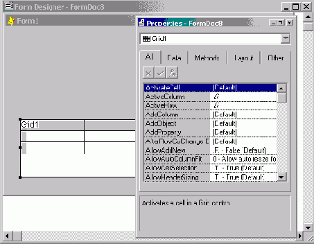 Свойства объектов, созданных на основе базовых классов