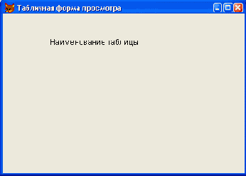 Размещение заголовка формы