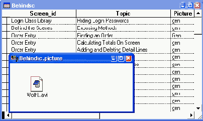 Связывание OLE-объекта