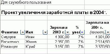 При фильтрации списка Excel изменяет