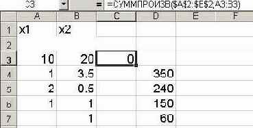 ���������� ������� ����� ��������� ���������������� � ������� ������ ������� � ����� EXCEL.