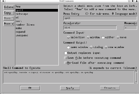 Встраивание команд оболочки