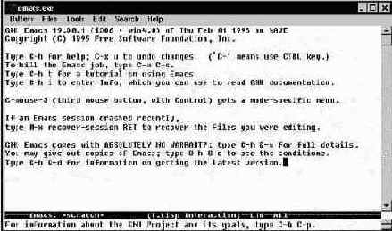 Запуск и завершение работы в Emacs