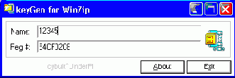 Кодогенератор к WinZip