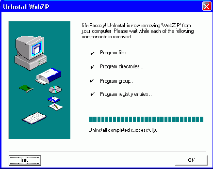 Пример программыдеинсталлятора