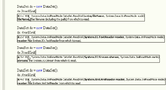 �������� XML-���������� � XSD-���� � �������������� ������ DataSet