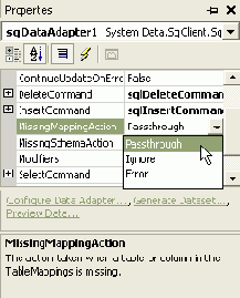 �������� MissingMappingAction