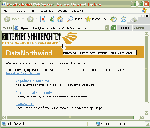 ��������� ������������ ������