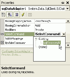 ������ Command. �������� CommandType � CommandText