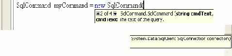 ������ Command. �������� CommandType � CommandText