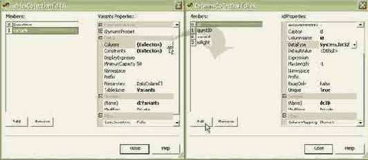 ������� DataSet, DataTable � DataColumn