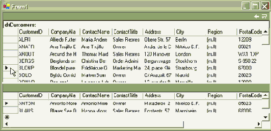 ������ DataView. ���������� � ���������� ������
