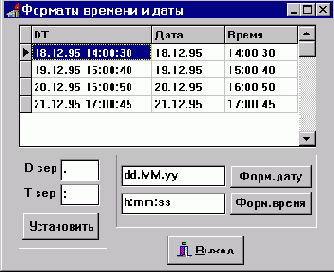 ��������� ���������� ������� ��������� BDE 