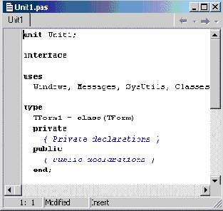  ���� ��������� ���� ��� ����������� ���� Code Explorer (�) � �� ���������� ����� (�)