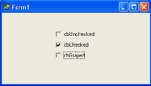 TCheckBox ����������� �������������