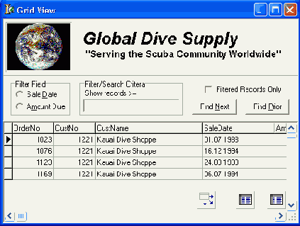 ������������� ������� TDrawGrid