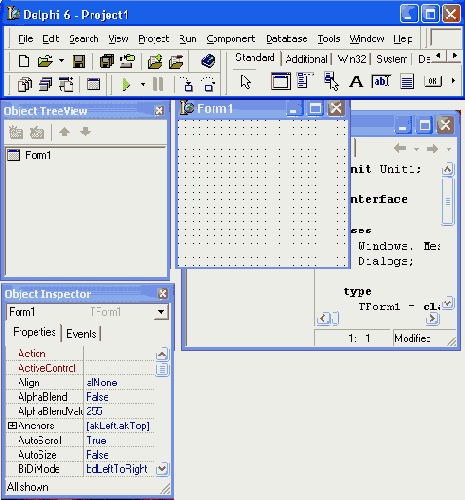 �������� ������ ���� Delphi
