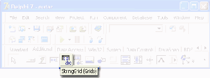 ������������� ���������� StringGrid