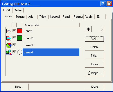������������������ �������� ���������� TDBChart