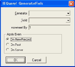 �������� �������� GeneratorField ���������� TiBQuery