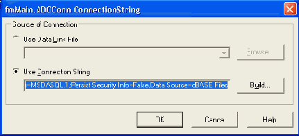 �������� ��������� ���������� ADO