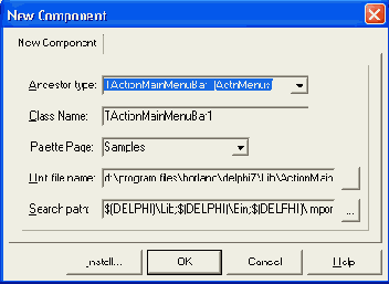 ������ �������� ����� ����������� Delphi 