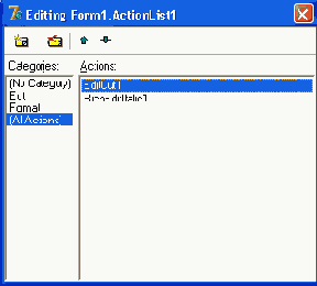 ��������. ��������� TActionList