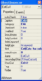 ��������. ��������� TActionList