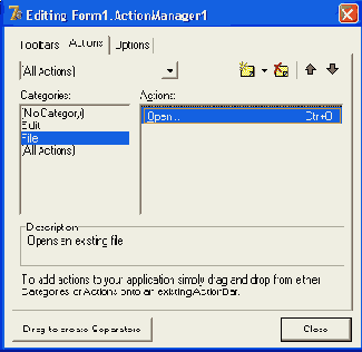 ��������� TActionManager