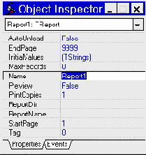 ���������� TReport � ����������