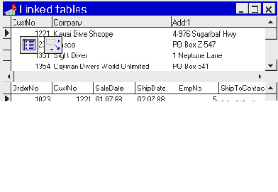 �������� ��������� �������� (Linked cursors)