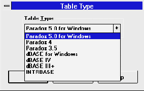 ������� Database Desktop