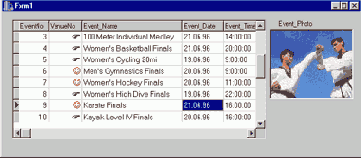 Как заменить данные в столбце компонента TDBGrid