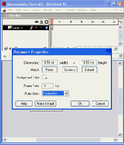 �������������� ������ ������������ � ���� Movie Properties
