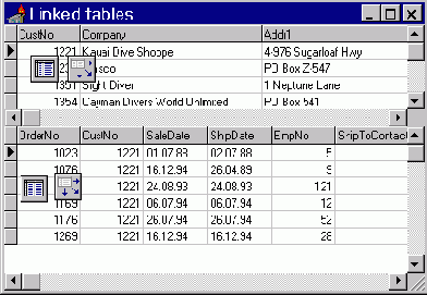 Создание Связанных Курсоров (Linked cursors)