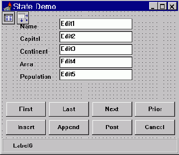 Использование TDataSource для проверки состояния БД: