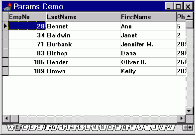 TQuery и Параметры