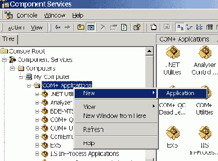 �������������� ������� �� ������ COM+
