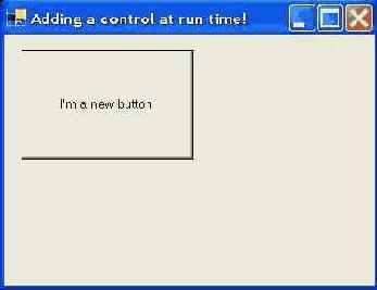 Создание кнопки во время выполнения программы Наследование форм