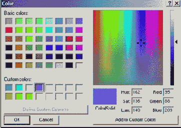 Элемент управления ColorDialog