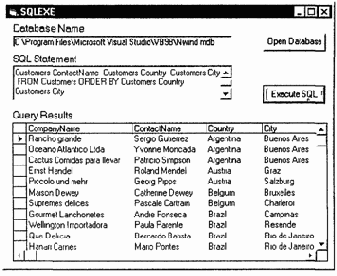 ������ SQL-����������