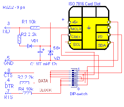 Простейший универсальный программатор смарт-карт